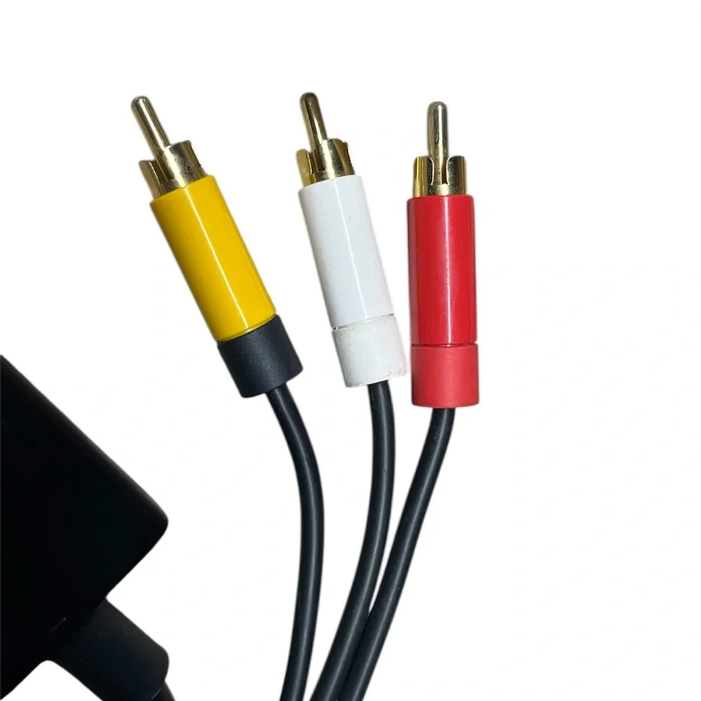 Black XBOX 360 OEM AV Cords